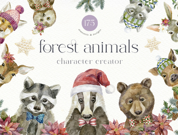 Forest Animals. Character Creator.