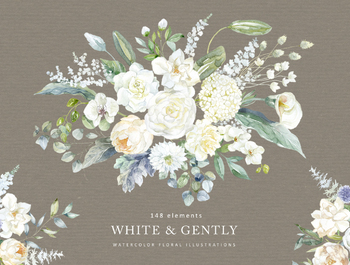 White & Gently. Wedding Collection.